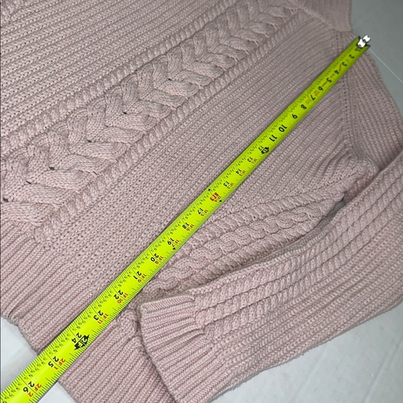 Lululemon Bring the Cozy Turtleneck Cable Knit Sweater Women's 8 Cabin Core - Picture 7 of 7
